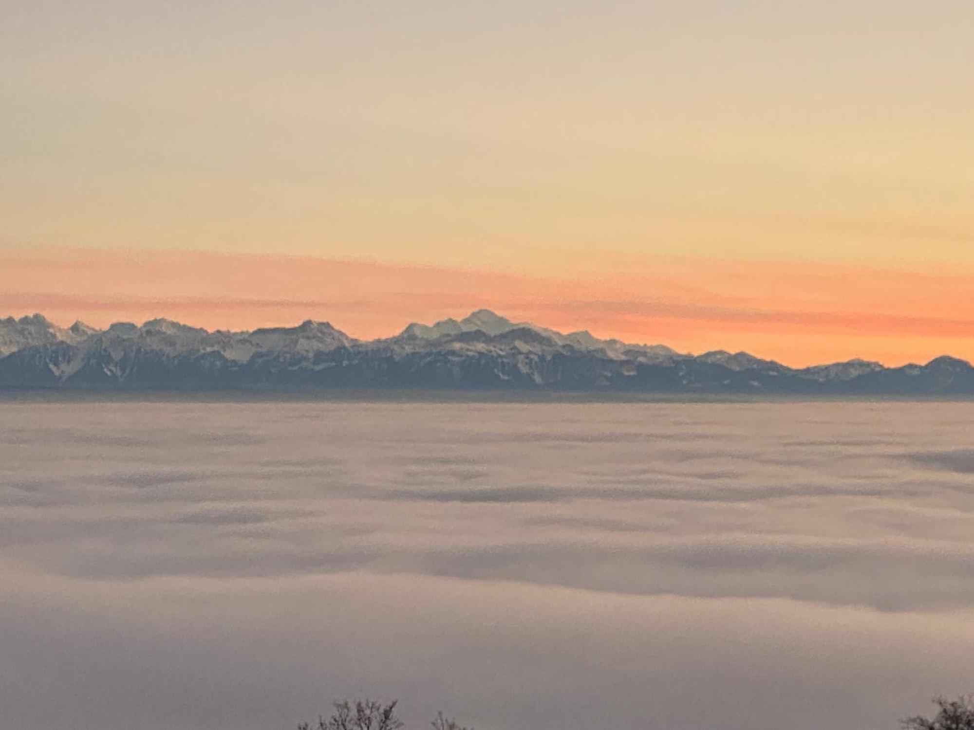 Tevenon Vue Panoramique Alpes-Lac Grandevent Экстерьер фото